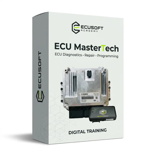 دورة ECU MasterTech من ECUSOFT Academy لتشخيص وصيانة وبرمجة وحدات ECU مع أدوات برمجة احترافية.
