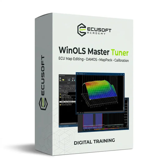 دورة WinOLS Master Tuner من ECUSOFT Academy لتحليل ملفات ECU والخرائط وإجراء Calibration باستخدام WinOLS.