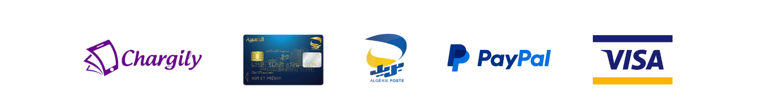 طرق الدفع المتاحة